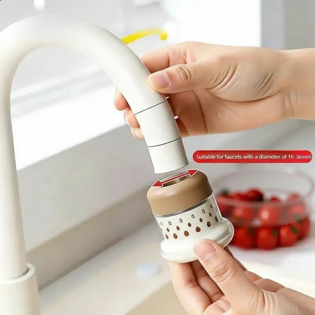 Revolutionary Miniature Water Faucet Filter: Multi-Layer Filtration for Pure, Fresh Water - Perfect for Vegetable Washing and Splash Guard Functionality!