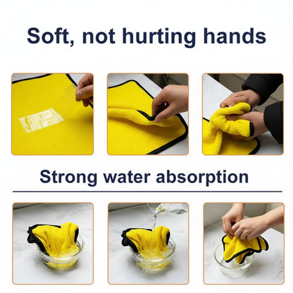 Ultimate Microfiber Cleaning Towels - 1/2/6 Pack Soft, Thick, and Versatile Car Drying Cloths for Impeccable Shine
