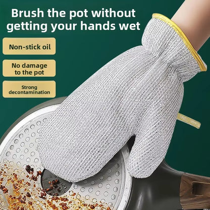 Revolutionary Wire Dishwashing Gloves: Waterproof, Wear-Resistant & Multifunctional for Effortless Kitchen Cleaning