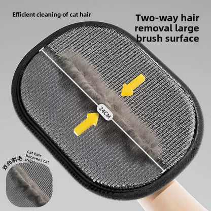 Ultimate Pet Grooming Gloves - Effortlessly Remove Hair from Furniture and Clothes with Ease!